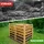 Gartenwelt Riegelsberger Moderner Komposter Duo ca. 80x153 cm Höhe 100 cm aus Lärchenholz Massivholz Steckkomposter Kompostsilo Holz Stecksystem