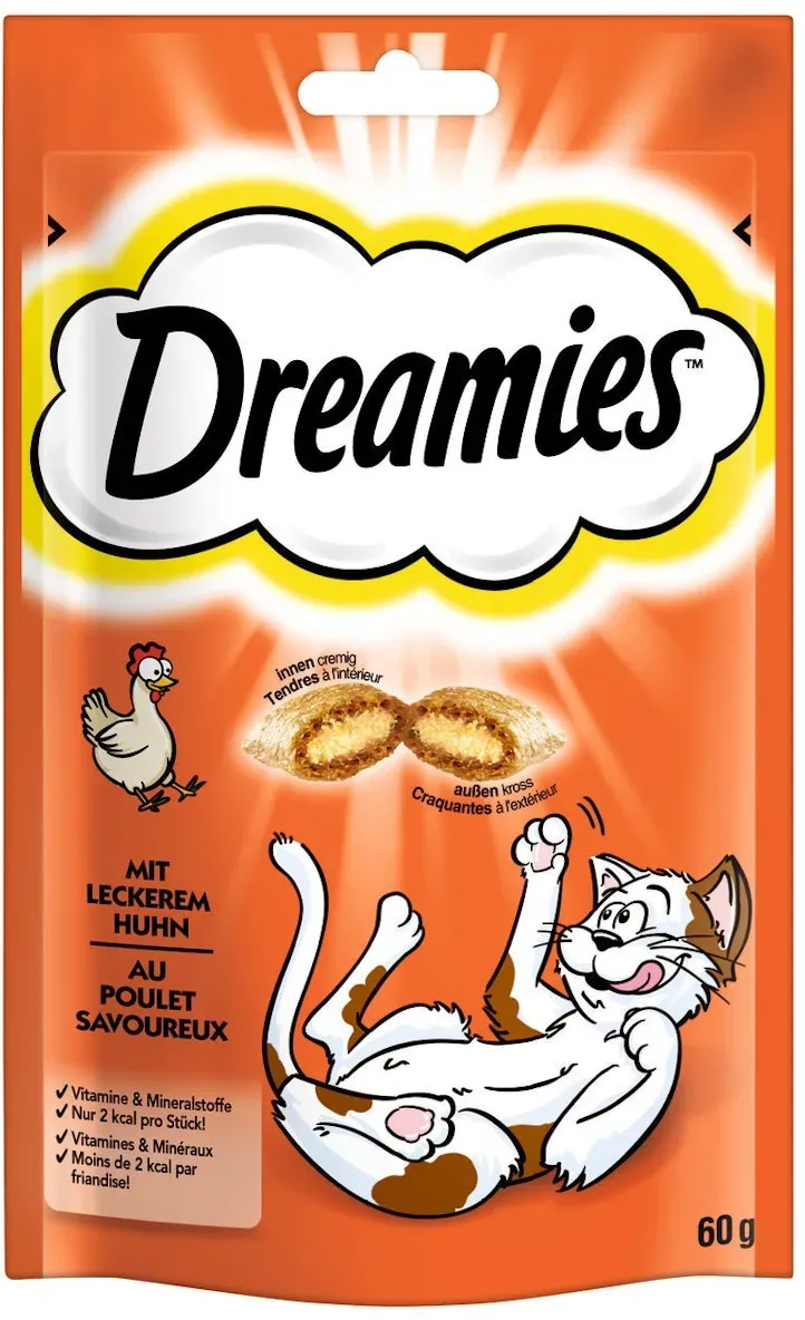 Dreamies Katzensnack 60g Käse 3 x 60 g