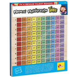 Lisciani EX105502 - Magnetische Multiplikations Tafel rechnen Grundschule Einmaleins Mathe Kinder