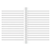 Brunnen 104530302 Schulheft A5 32 Blatt liniert, Lineatur 3