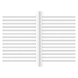 Brunnen 104530302 Schulheft A5 32 Blatt liniert, Lineatur 3
