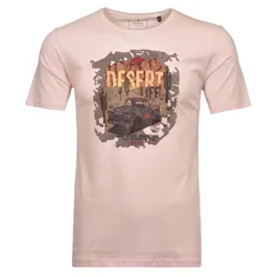Ragman Shirt Rundhals-T-Shirt aus Baumwolle mit Print