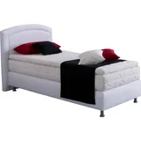 Westfalia Schlafkomfort Boxspringbett 104 x 210 cm Weiß