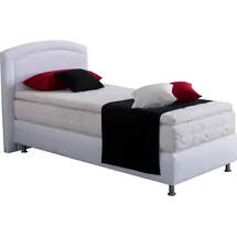 Westfalia Schlafkomfort Boxspringbett 104 x 210 cm Weiß