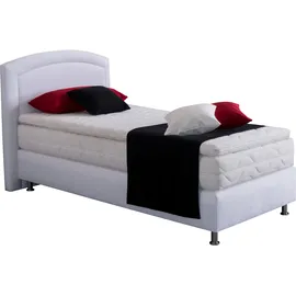 Westfalia Schlafkomfort Boxspringbett 104 x 210 cm Weiß