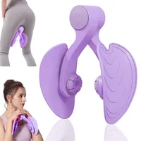 Beckenbodentrainer Beintrainer, Trainingsgerät für Weibliches Gesäß, Trimmer-Innenschenkel, Arm-Bein-Trainer, Beinpresse für Postpartum Korrektur Gesäß Beinarm Brust ​Arm und Beintrainer (Lila)