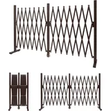 Mendler Absperrgitter 52-400 x 104 cm Braun/Metall