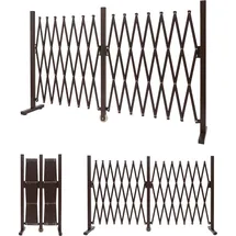 Mendler Absperrgitter 52-400 x 104 cm Braun/Metall