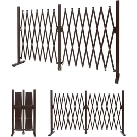 Mendler Absperrgitter 52-400 x 104 cm Braun/Metall
