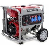 GeoTech Pro GGP 8000 - Benzin Stromerzeuger 230V einphasig  - 6.5  kW - auf Wagen