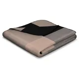 Biederlack Kuscheldecke Alp Square 150 x 200 cm Mischgewebe Grau