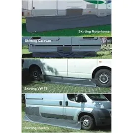 fra - fiamma Bodenschürze VW T5 250 x 42 cm Grau
