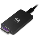 OWC Atlas FXR Thunderbolt (USB-C) + USB CFexpress Card Reader (USB-C), Speicherkartenlesegerät, Schwarz