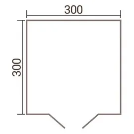 Weka Killarney 3,11 x 3,13 m Grün/Grau