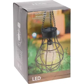 PROGARDEN Solar-Hängelampe Metall mit 10 LEDs
