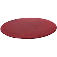 Astra Sisalteppich Sisal Premium Teppich ASTRA Manaus, Rund rot Rund | 250 cm x 250 cm