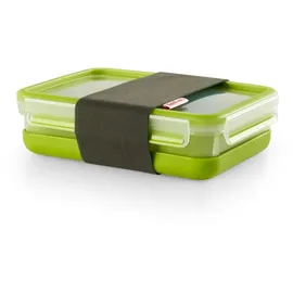 Emsa Clip & Go Lunchbox grün 6,3 cm hoch 1,2 l