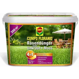 Compo Floranid Rasendünger Unkraut + Moos 9 kg