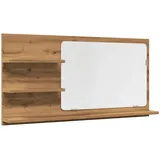 vidaXL Badspiegel mit Ablagen Artisan-Eiche 90x11x45 cm Holzwerkstoff