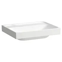 Laufen Meda Waschtisch H8101130001121 60x46cm, unterbaufähig, ohne Überlauf, ohne Hahnloch, weiß