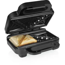 Princess 127007 Sandwichmaker Antihaftbeschichtung, Kontrollleuchte Schwarz