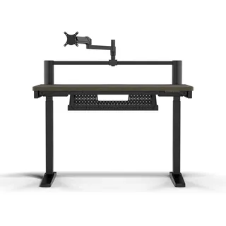 Corsair Platform:4 Elevate Gamingtisch (Schwarz, Walnuss)