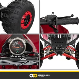 ACTIONBIKES MOTORS - Benzin-Kinderquad S-10 ATV Midi Pocket Quad für Kinder 125 ccm Halbautomatik