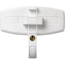 ABUS DFS95 AL0145 - Sicherung für Doppelflügelfenster, gleichschließend Weiß