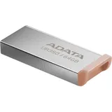 A-Data ADATA UR350 USB-A silber/braun 64GB, USB-A 3.0 (UR350-64G-RSR/BG)