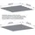 Quick Star Ersatzdach Flachdach Pergola Firenze 1 Stück 3 x 3 m Grau