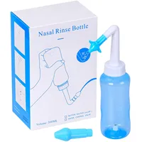 Nasendusche Set Nasenspülkanne zur Nasenreinigung und Nasenspülung für Erwachsene & Kinder bei Erkältung und Allergie BPA-frei 300ML