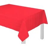 Wirth Tischdecke LANGWASSER (1-tlg) rot 120 cm x 120 cm