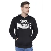 Lonsdale London Herren Gosport 2 Kapuzenpullover, Schwarz, XXL EU