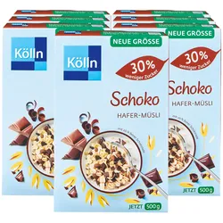 Kölln Schoko Müsli weniger Zucker 500 g, 7er Pack