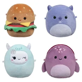 Squishmallows Micromallows Plüsch Kuscheltiere 6,5 cm 4er Set Sammelspielzeug