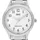 Q&Q Damen Analog Armbanduhr C01A-004PY, 30 mm Durchmesser, Edelstahl, silber, wasserdicht