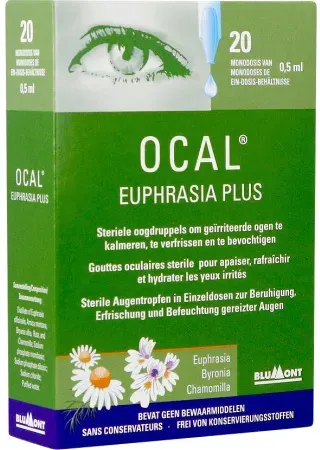 ID Phar Ocal Euphrasia Plus Einzel-Augenspülung Monodose 20x0,5ml