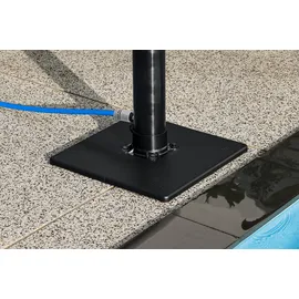 BESTWAY Gartendusche Solarflow schwarz-silber 50 x 50 x 218 cm