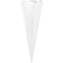 Heyda BRUNNEN 204870200 HEYDA Schultüten-Zuschnitt | 41 cm, 400 g/m2, weiß
