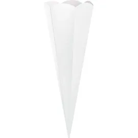 Heyda BRUNNEN 204870200 HEYDA Schultüten-Zuschnitt | 41 cm, 400 g/m2, weiß