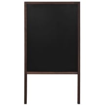 vidaXL Tafel Kundenstopper Doppelseitig Zedernholz Freistehend 40×60cm