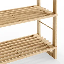 CASARIA Öland Standregal 136 x 58 x 27 cm Braun