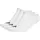 adidas Thin and Light No-Show Socken, 3 Paar White / Black 34-36