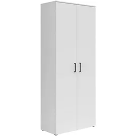 milino Multi-Stauraum Typ 37 80 x 195 x 40 cm Weiß