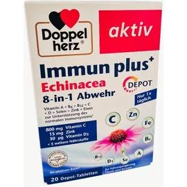 Doppelherz Immun plus Echinacea 8-in-1 Abwehr Tabletten 20 St.