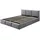 home collective Polsterbett 140 x 200 cm Grau