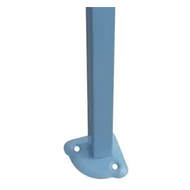 vidaXL Faltzelt 3 x 4,5 m inkl. Seitenteile blau