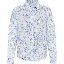 GANT Langarmbluse Floral Print Weiß 46