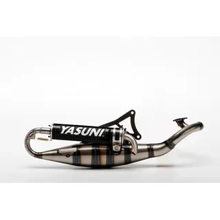 YASUNI Auspuff Yasuni Scooter R Carbon für Minarelli liegend