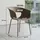 Outsunny Gartenstuhl 61 x 61 x 74 cm braun 4 St.